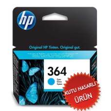 HP 364 CB318EE Mavi Orjinal Kartuş