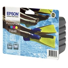 Epson C13T58464020 Multıpack Orjinal Kartuş ve Fotoğraf Kağıdı PictureMate