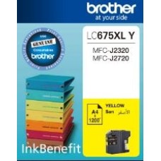 Brother LC675XLY Yüksek Kapasite Sarı Orjinal Kartuş - MFC-J2720 / MFC-J2320