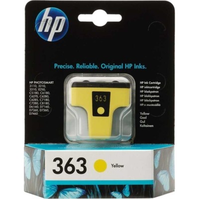 HP C8773EE (363) Sarı Orjinal Kartuş - Photosmart 3110 / C5180 (T2702) hemen satın al!