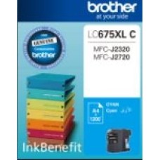 Brother LC675XLC Yüksek Kapasite Mavi Orjinal Kartuş - MFC-J2720 / MFC-J2320