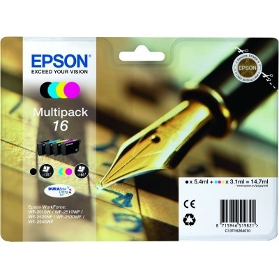 Epson C13T16264020 (16) Multipack Orjinal Kartuş - WF-2010 (T2817) hemen satın al!