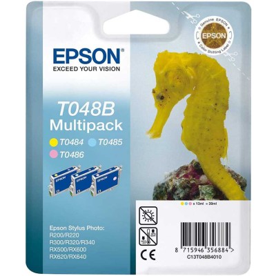 Epson C13T048B4020 (T048B) 3lü Paket Orjinal Kartuş - Sarı / Açık Kırmızı-Açık Mavi (T2891) hemen satın al!