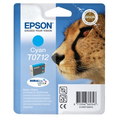 Epson C13T07124020 (T0712) Mavi Orjinal Kartuş - Stylus SX215 (T2915) hemen satın al!