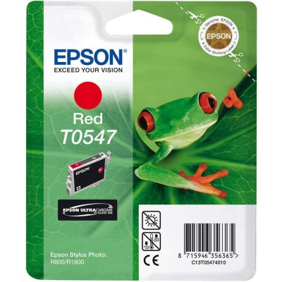 Epson C13T05474020 (T0547) Kırmızı Orjinal Kartuş - Stylus Photo R800 (T2930) hemen satın al!
