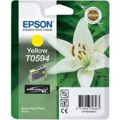 Epson C13T05944020 (T0594) Sarı Orjinal Kartuş - Stylus Photo R2400 (T2973) hemen satın al!