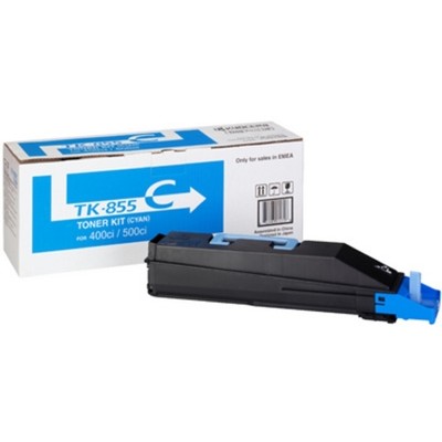 Kyocera TK-855C (1T02H7CEU0) Mavi Orjinal Toner - TasKalfa 400Ci / 500Ci (T3110) hemen satın al!
