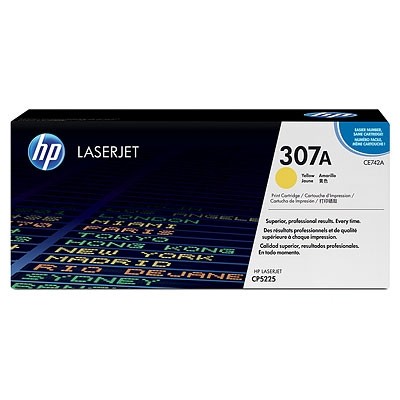 HP CE742A (307A) Sarı Orjinal Toner - LaserJet CP5225 (U) (T3287) hemen satın al!