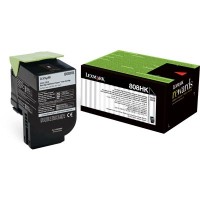 Lexmark 80C8HK0 (808HK) Siyah Orjinal Toner Yüksek Kapasite - CX410 / CX510