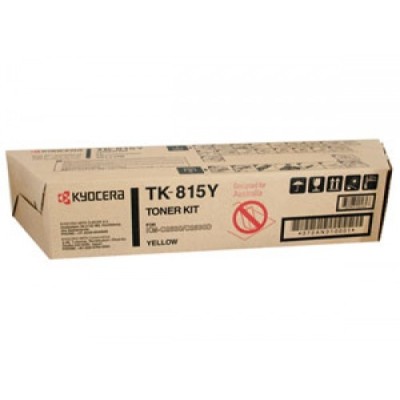 Kyocera TK-815Y (370AN310) Sarı Orjinal Toner - KM-C2630 / C2630D (T3420) hemen satın al!