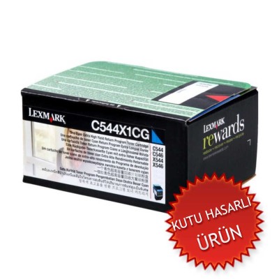 Lexmark C544X1CG Mavi Orjinal Toner - C540 / C544 (T3457) hemen satın al!