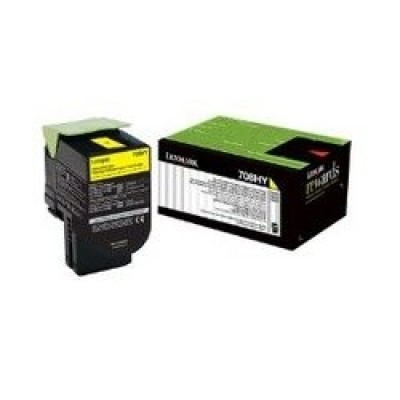 Lexmark 70C8HY0 (708HY) Sarı Orjinal Toner - CS310 / CS410 (T3555) hemen satın al!