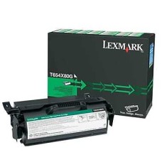 Lexmark T654 T654X80G Siyah Orjinal Toner