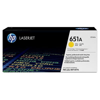 HP CE342A (651A) Sarı Orjinal Toner - Laserjet M775dn / M775z (T3772) hemen satın al!