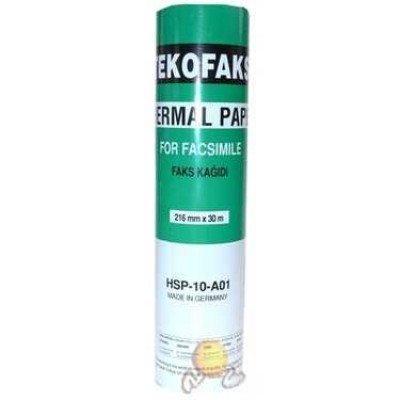 Tekofaks HSP-10-A31 Muadil Faks Kağıdı Termal Rulo - 210x30m (T15042) hemen satın al!