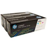 HP CF370AM 3lü Paket Renkli Orjinal Toner