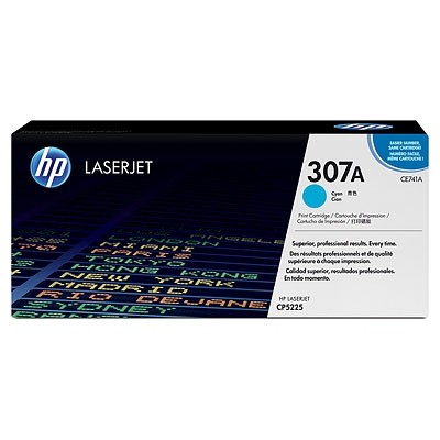 HP CE741A (307A) Mavi Orjinal Toner - LaserJet CP5225 (T3984) hemen satın al!