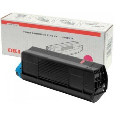OKI 42127406 Kırmızı Orjinal Toner - C5100 / C5200