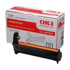 OKI 43870024 Siyah Orjinal Drum Ünitesi - C5850 / C5950