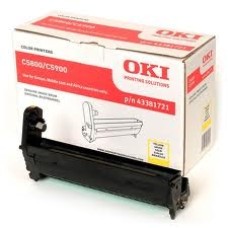 OKI 43381721 Sarı Orjinal Drum Ünitesi - C5800 / C5900