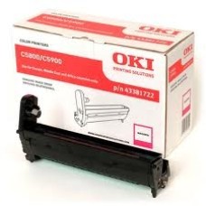 OKI 43381722 Kırmızı Orjinal Drum Ünitesi - C5800 / C5900
