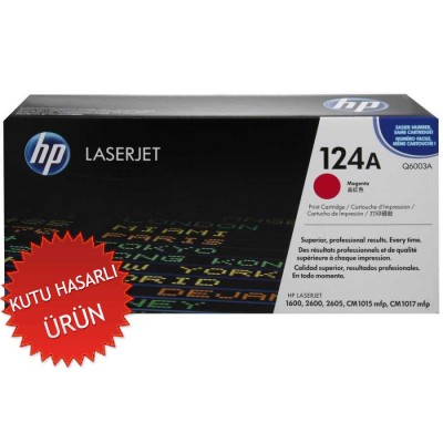 HP Q6003A (124A) Kırmızı Orjinal Toner - Laserjet 1600 (B) (T4774) hemen satın al!