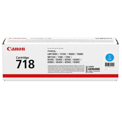 Canon CRG-718C (2661B002) Mavi Orjinal Toner - LBP7200 (U) (T4787) hemen satın al!