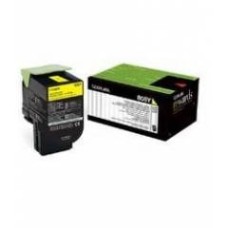 Lexmark 80C8XY0 Sarı Orjinal Toner - CX510