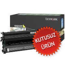 Lexmark 15G042Y Sarı Orjinal Toner - C752 / C760