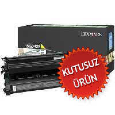 Lexmark 15G042Y Sarı Orjinal Toner - C752 / C760  (T4947) hemen satın al!