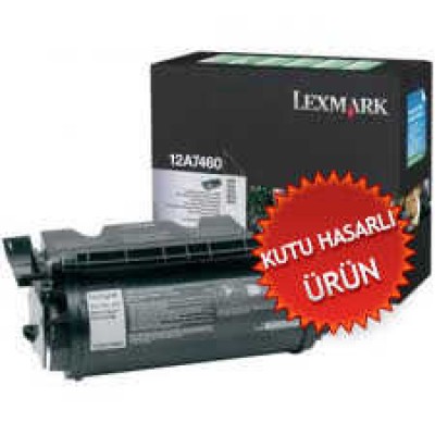 Lexmark 12A7460 Siyah Orjinal Toner - T630 (T5083) hemen satın al!