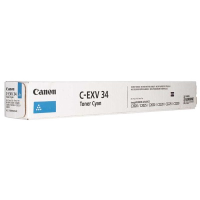 Canon C-EXV34C (3783B002AA) Mavi Orjinal Toner - IR-C2020 / IR-C2030 (T5164) hemen satın al!