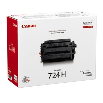 Canon CRG-724H (3482B002) Siyah Orjinal Toner Yüksek Kapasite - LBP6750 (T5211) hemen satın al!