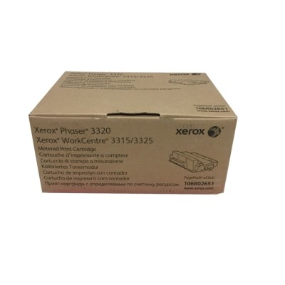 Xerox 106R02651 Siyah Orjinal Toner (Metered) - Phaser 3320 (T5497) hemen satın al!