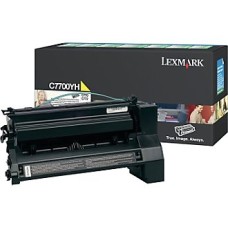 Lexmark C7700YH Sarı Orjinal Toner Yüksek Kapasite - C770 / C772