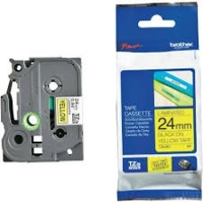 Brother TZe-651 Sarı Üzerine Siyah Etiket 24 mm - PT-1400
