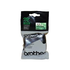 Brother M-731 Yeşil Üzerine Siyah P-Touch Etiket 12mm - PT-55 / PT-60 / PT-80