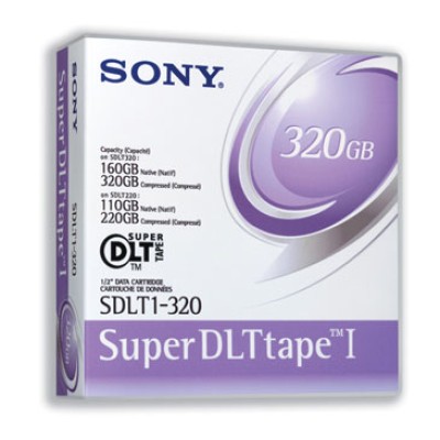 Sony SDLT1-320 Super DLT-1 160Gb/320Gb 559m, 12.65mm Data Kartuşu (T6514) hemen satın al!