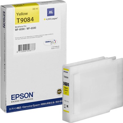 Epson C13T908440 (T9084) XL Sarı Orjinal Kartuş - WF-6090 / WF-6590 (T6543) hemen satın al!