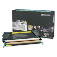 Lexmark C736H1YG Sarı Orjinal Toner - C736 / X736