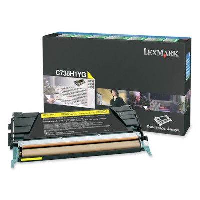 Lexmark C736H1YG Sarı Orjinal Toner - C736 / X736  (T6610) hemen satın al!