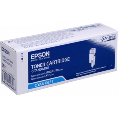 Epson C13S050671 Mavi Orjinal Toner Standart Kapasite - CX17 / C1700 (T6629) hemen satın al!