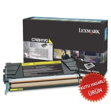 Lexmark C748H1YG Sarı Orjinal Toner - C748de / C748e