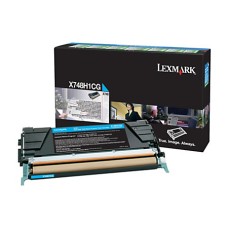 Lexmark X748H1CG Mavi Orjinal Toner Yüksek Kapasite 10.000 Sayfa