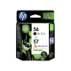 HP CC629AA Siyah ve Renkli 2li Paket Orjinal Kartuş - Deskjet 450