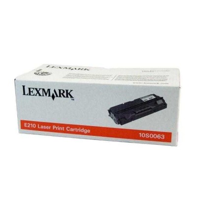 Lexmark 10S0063 Siyah Orjinal Toner - E210  (T6952) hemen satın al!