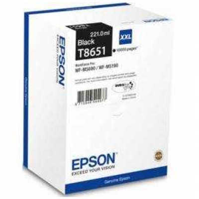 Epson C13T865140 (T8651) XXL Siyah Yüksek Kapasite Orjinal Kartuş - WF-M5160 / WF-M5690 (T6960) hemen satın al!