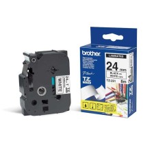 Brother TZ-251 Beyaz Lamine Etiket