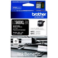 Brother LC569XLBK Yüksek Kapasite Siyah Orjinal Kartuş - MFC-J3720