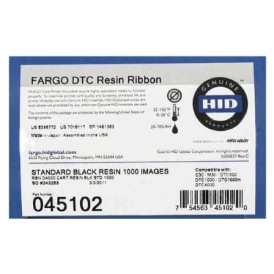 Fargo DTC-1000 Siyah Ribbon / Şerit (T7259) hemen satın al!